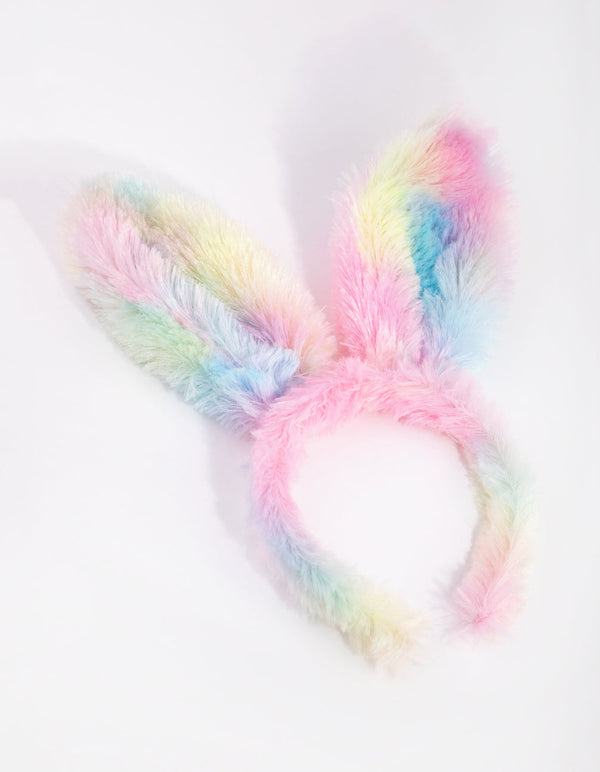 Fabric Space Dye Bunny Ears Headband