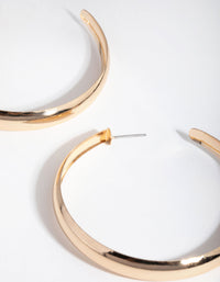 Gold 60mm Hoop Earrings - link has visual effect only