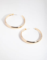 Gold 60mm Hoop Earrings - link has visual effect only