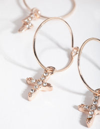 Rose Gold Celestial Sleeper 6-Pack Earring - link has visual effect only