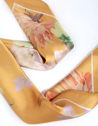 Yellow Floral Bandana Hair Scarf - link has visual effect only