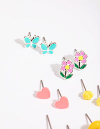 Kids Smile Garden Stud Earring 6-Pack - link has visual effect only