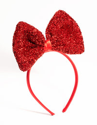 Kids Sparkle Bow Headband - link has visual effect only