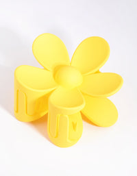 90s Yellow Daisy Flower Claw Clip - link has visual effect only