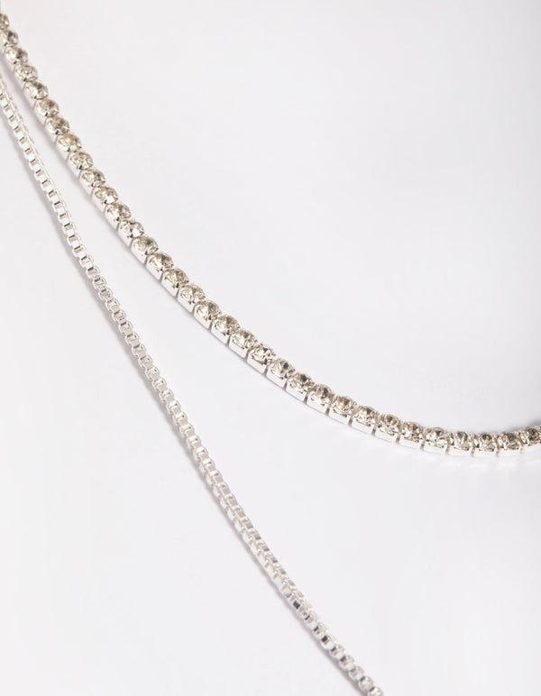 Buy Layered Necklaces Silver Online | Next UK