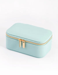 Turquoise Rectangular Jewellery Box - link has visual effect only