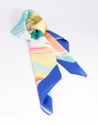 Watercolour Strokes Bandana Hair Scarf - link has visual effect only