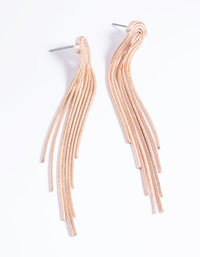 Rose Gold Mini Waterproof Cupchain Earrings - link has visual effect only