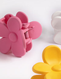 90s Mini Daisy Hair Claw Clips Pack - link has visual effect only