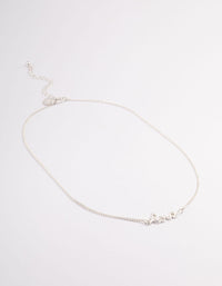 Silver Love Script Necklace - link has visual effect only