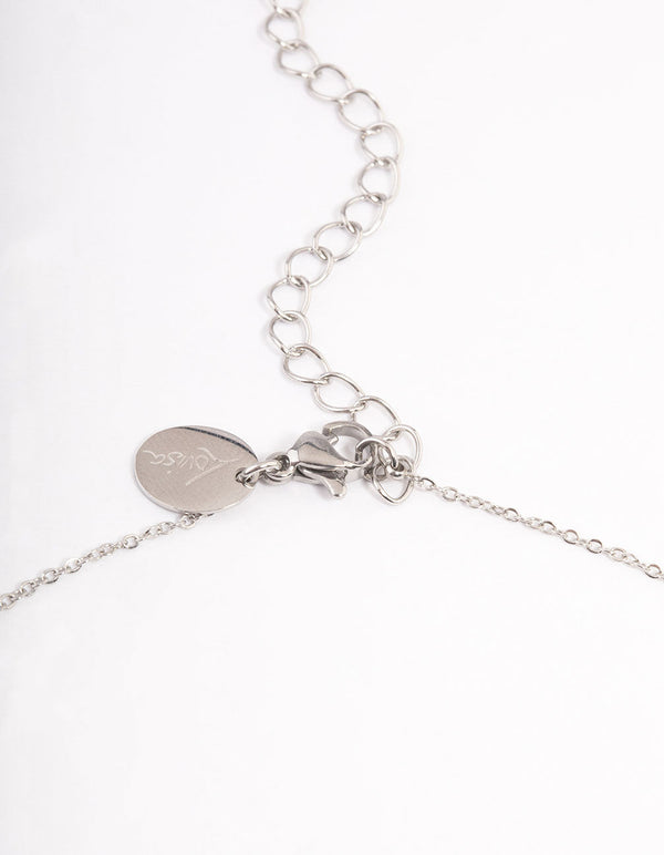 Stainless Steel Butterfly Charm Necklace - Lovisa