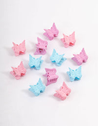 Kids Multi-Coloured Butterfly Claw Clip Pack - link has visual effect only