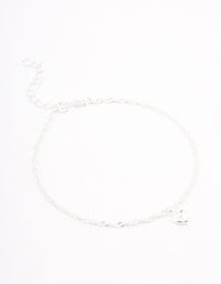 Sterling Silver Simple Heart Bracelet - link has visual effect only