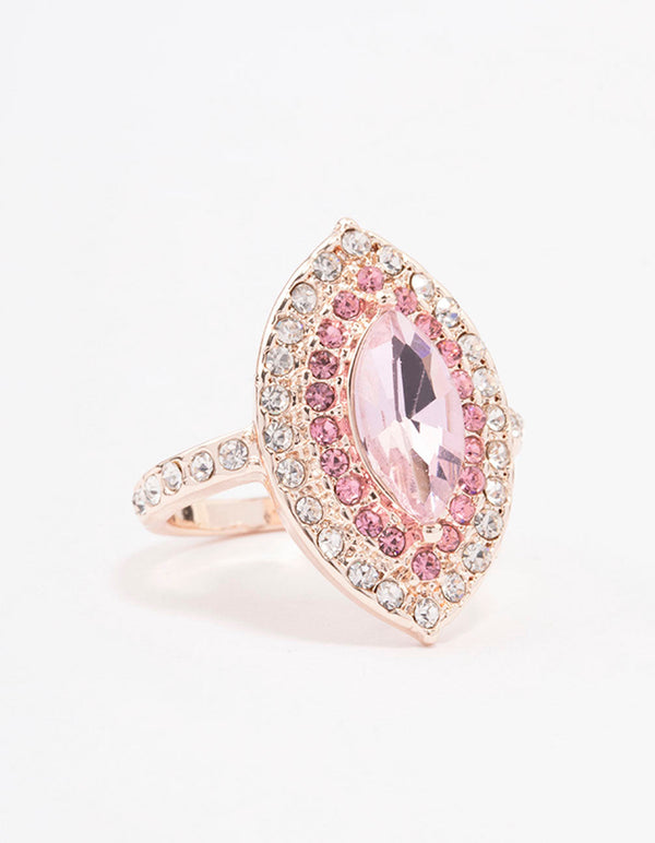 Rose Gold Opulent Marquise Ring