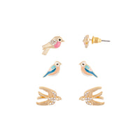 Gold Birds Earring Pack - link has visual effect only