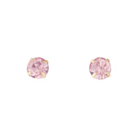 Pink Claw Diamante Stud Earrings - link has visual effect only