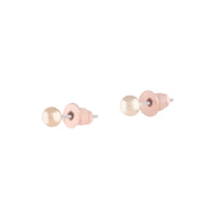 Rose Gold Small Plain Ball Stud - link has visual effect only