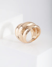 Gold 3 Layer Ring - link has visual effect only