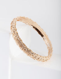 Gold Crater Round Bracelet - link has visual effect only