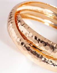 Gold Multi Bangle - link has visual effect only