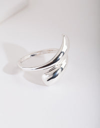 Silver Wrap Around Ring - link has visual effect only