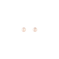 Rose Gold Texture Ball Stud Earrings - link has visual effect only